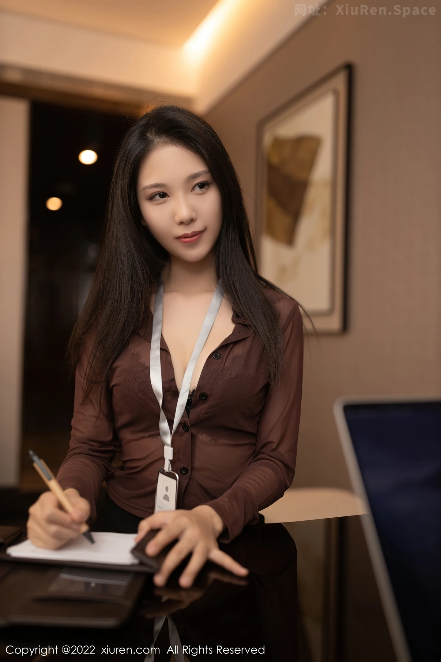 图片[2]-[XiuRen秀人网]VOL.4479 模特抖娘利世秘书角色扮演主题蕾丝内衣半脱露豪乳惹火诱惑写真89P-秀人网官方网站